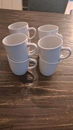 8x z.g.a.n. Hema mokken/koffie kopjes - wit!!, Verzamelen, Glas en Borrelglaasjes, Ophalen, Zo goed als nieuw, Overige typen