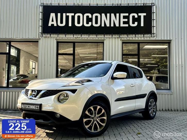 Nissan Juke 1.6 Tekna. PANODAK, NAVI AUTOMAAT, CRUISE., Auto's, Nissan, Bedrijf, Te koop, Juke, 360° camera, ABS, Airbags, Airconditioning