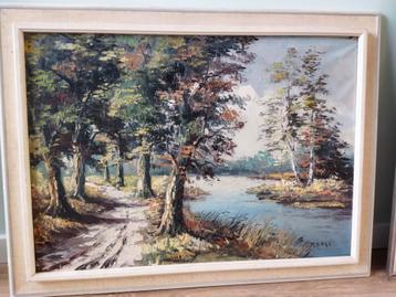 Landschap of natuur schilderij van Range ofwel Enneking  beschikbaar voor biedingen