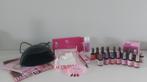 Complete Pink Gellac set, Ophalen of Verzenden, Zo goed als nieuw, Overige kleuren, Handen en Nagels