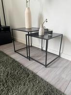 Zwarte bijzettafeltjes, set van 2, Ophalen, Minder dan 45 cm, Minder dan 55 cm, Gebruikt