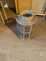 Rotan windlicht., Huis en Inrichting, Woonaccessoires | Kandelaars en Kaarsen, Ophalen, Zo goed als nieuw, Hout, 25 tot 50 cm