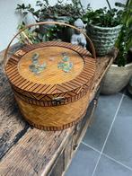 Chinese rieten dragon draak mand chinees aziatisch vintage, Antiek en Kunst, Ophalen of Verzenden