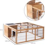 Konijnenhok met ren, Dieren en Toebehoren, 110 cm of meer, Ren, Ophalen, Minder dan 60 cm