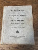 Catalogue des Tableaux par Vincent van Gogh 1932 W. Scherjon, Ophalen of Verzenden