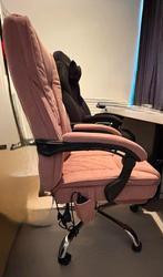 Roze Gaming Bureaustoel met Verwarming, Ophalen of Verzenden, Zo goed als nieuw, Roze, Gaming bureaustoel