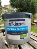 Sikkens muurverf binnen mat wit 10 liter, Doe-het-zelf en Verbouw, Verf, Beits en Lak, Ophalen, Wit, Nieuw, Verf