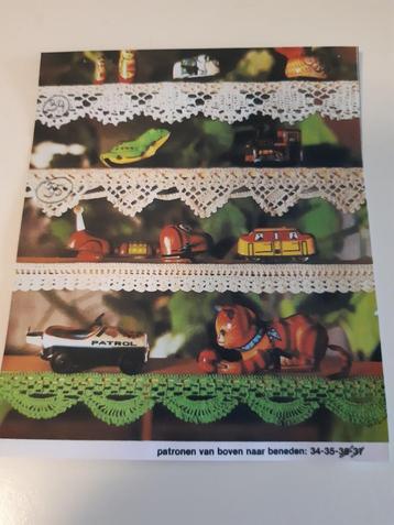 HAAKPATROONTJES 4 X KASTRANDJES EN 2 X GORDIJNEN beschikbaar voor biedingen