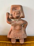 Antropomorf terracotta Beeld Zuid Amerika Mexico - jaren 70, Ophalen of Verzenden