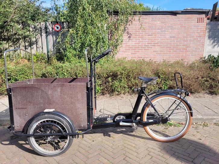 Bakfiets, Fietsen en Brommers, Fietsen | Bakfietsen, Gebruikt, Overige merken, 4 kinderen of meer, Huif, Ophalen