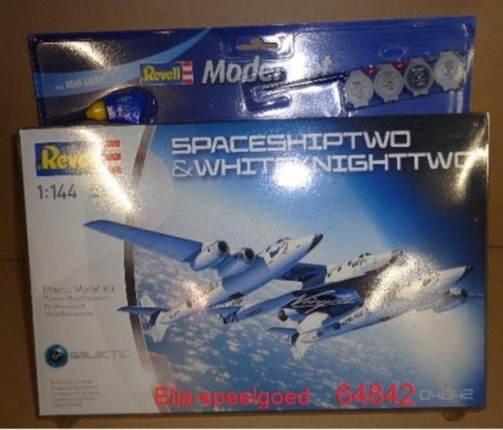 NIEUW Revell 1:144 Space Shiptwo 64842 modelbouwdoos, Hobby en Vrije tijd, Modelbouw | Vliegtuigen en Helikopters, Nieuw, Vliegtuig