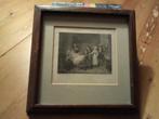 Oude prent S. Goodyear "Love is the best phsysicum 24x24 cm, Ophalen of Verzenden