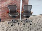 2 Herman Miller Bureaustoelen - Ergonomisch, Ophalen, Gebruikt, Grijs, Bureaustoel