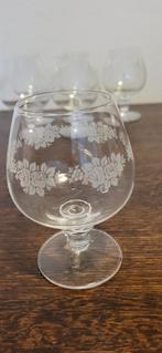 Vintage Glas met Bloemenmotief, Glas of Glazen, Ophalen of Verzenden, Overige stijlen, Glas