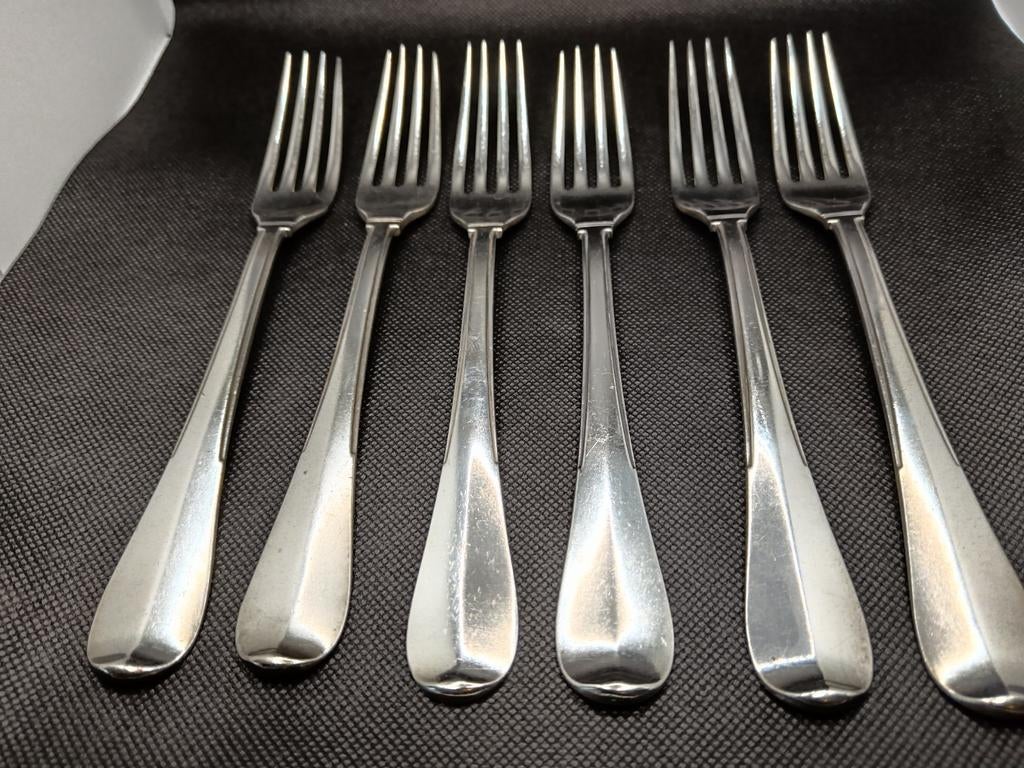 Gero Zilvium 70/700 Eisenloeffel dinervorken, Antiek en Kunst, Antiek | Bestek, Ophalen of Verzenden