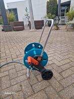 GARDENA Haspelwagen met 35m Slang en Koppelstukken, Tuin en Terras, Tuinslangen, Ophalen, Gebruikt, Tuinslanghaspel
