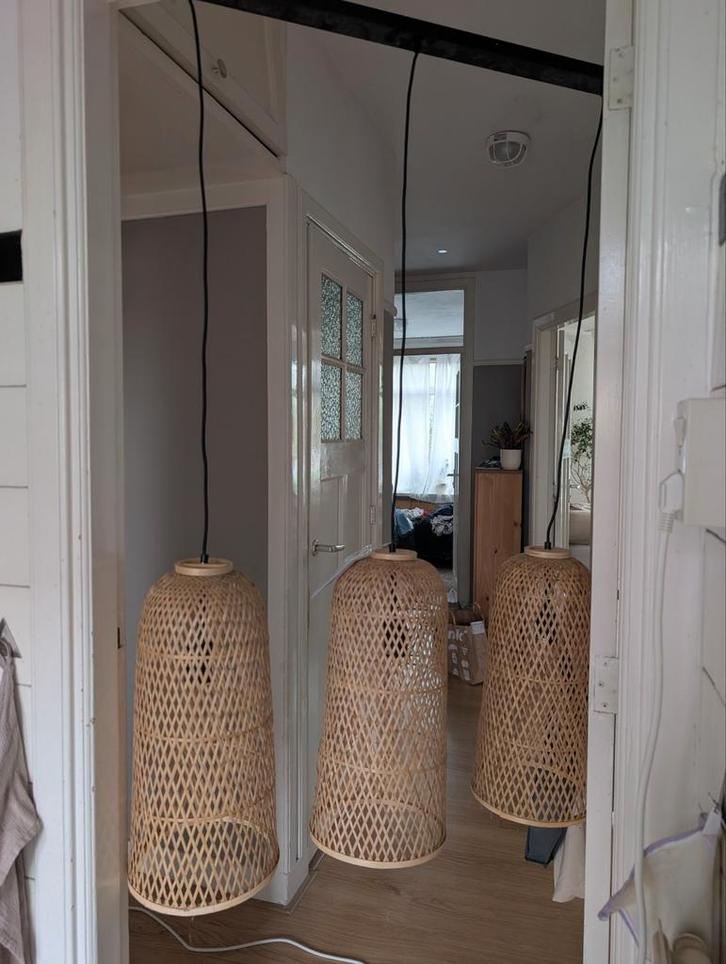 Hanglamp boho weven/ hanging lamp / Maison du monde, Huis en Inrichting, Woonaccessoires | Kamerschermen, Nieuw, Ophalen