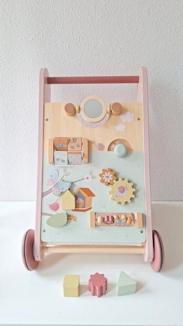 Roze babywalker Little Dutch Flowers en Butterflies baby  beschikbaar voor biedingen