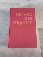 Het abc der etiquette boek, Antiek en Kunst, Ophalen of Verzenden