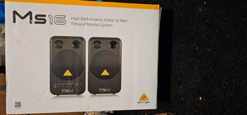 Behringer MS16 monitor speakers  beschikbaar voor biedingen