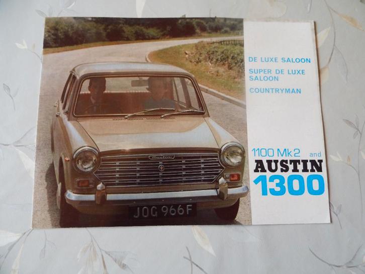 Austin 1100, 1300 en Countryman, Boeken, Auto's | Folders en Tijdschriften, Zo goed als nieuw, Overige merken, Verzenden
