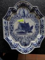 Wandbord of Applique Groene of Willibrord kerk Oegstgeest, Antiek en Kunst, Ophalen of Verzenden