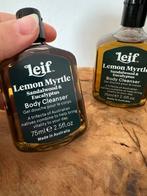 2x Leif lemon Myrtle body cleanser 75ml new, Nieuw, Ophalen of Verzenden, Bad & Douche