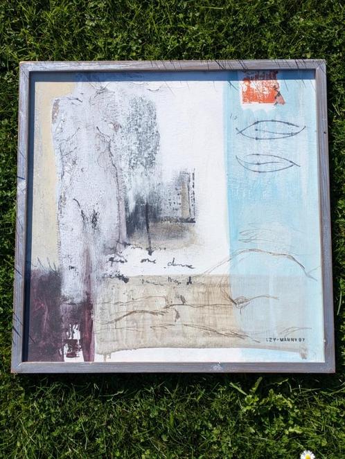 Gouache van - Izy-Manny - Kunstenaarsduo - vrouwelijk- naakt, Antiek en Kunst, Kunst | Schilderijen | Modern, Ophalen of Verzenden