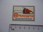 sticker HUSQVARNA kettingzaag chainsaw pro professional, Verzamelen, Stickers, Verzenden