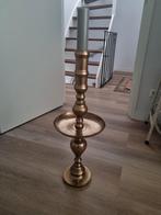 Vintage Indische kraag kandelaar XL met Oosterse Graveringen, Huis en Inrichting, Woonaccessoires | Kandelaars en Kaarsen, Ophalen of Verzenden