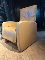 Lederen relaxfauteuil, Huis en Inrichting, Fauteuils, Ophalen, Gebruikt, 50 tot 75 cm