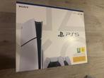 PS5 slim edition with disk and 2 controllers Sony, Spelcomputers en Games, Spelcomputers | Sony PlayStation 5, Ophalen of Verzenden