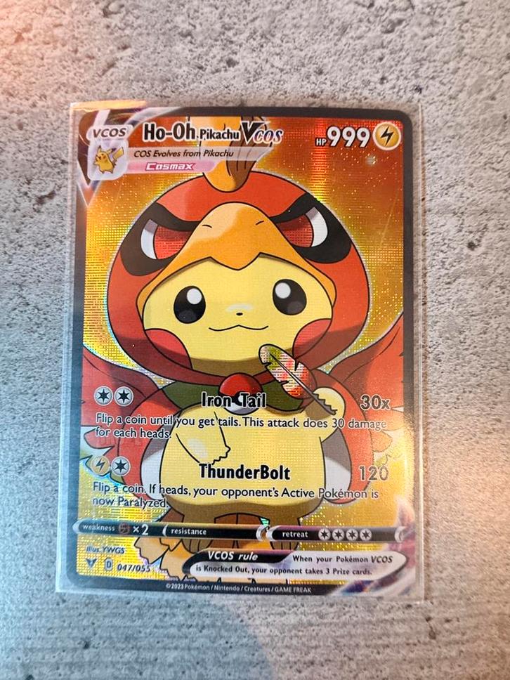 Ho-Oh Pikachu VCOS – Pokémon Cosplay Proxy, Hobby en Vrije tijd, Verzamelkaartspellen | Pokémon, Zo goed als nieuw, Verzenden