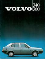Folder Volvo 340 en 360 1983, Ophalen of Verzenden, Gelezen, Volvo