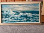 Schilderij zee/golven, Antiek en Kunst, Kunst | Schilderijen | Klassiek, Ophalen of Verzenden