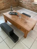 Salontafel, Huis en Inrichting, Ophalen, Teakhout, 50 tot 100 cm, 150 tot 200 cm