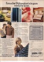 retro reclame 1980 Walra weverijen Waalre de hele uitzet, Overige typen, Ophalen of Verzenden