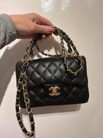 Zwarte gewatteerde handtas met ketting - Nieuw, Ophalen of Verzenden, Nieuw, Zwart, Handtas