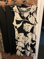 &Co Woman jurk zwart/wit print A-lijn V-hals maat 2XL, Kleding | Dames, Grote Maten, Jurk, &Co Woman, Ophalen of Verzenden, Zo goed als nieuw