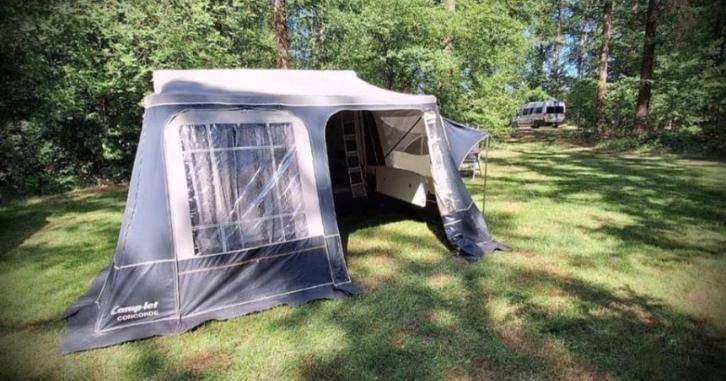 Vouwwagen camplet concorde, Caravans en Kamperen, Vouwwagens, Overige merken, tot en met 4, Meerkleurig, Ophalen
