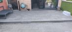 Grijze Terrastegels (11m2) - 20x30 cm, Tuin en Terras, Tegels en Klinkers, Ophalen, Gebruikt, 10 m² of meer, Beton