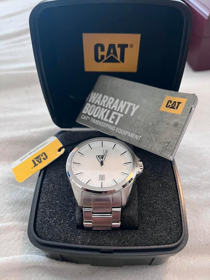 Nieuwe CAT Herenhorloge – Roestvrij Staal Ongebruikt in Doos, Sieraden, Tassen en Uiterlijk, Horloges | Heren, Nieuw, Overige merken