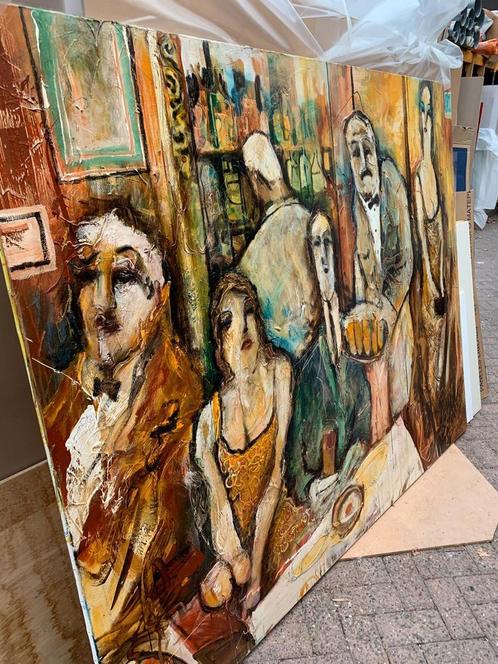 Guy Olivier 240x160 / 220x140 uit 2000, Antiek en Kunst, Kunst | Schilderijen | Modern, Ophalen of Verzenden