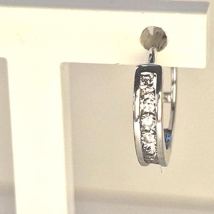 Creol zilver oorbel zilveren oorsteker oorring 1 single ring, Sieraden, Tassen en Uiterlijk, Oorbellen, Nieuw, Hangers, Zilver