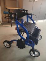 Airgo fusion rollator 2 in 1 blauw in goede staat, Ophalen, Opvouwbaar, Zo goed als nieuw