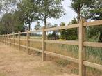 13. Houten omheining | tuinomheining | afrastering, Weidegang, 4 paarden of pony's of meer