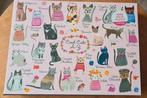 Leuke Legpuzzel - Cool Cats A-Z - 1000 stukjes, Hobby en Vrije tijd, Denksport en Puzzels, Ophalen of Verzenden, 500 t/m 1500 stukjes