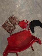 Tripp Trapp Stoel + Kussen & Tafelblad, Ophalen, Gebruikt, Meegroeistoel, Afneembaar eetblad