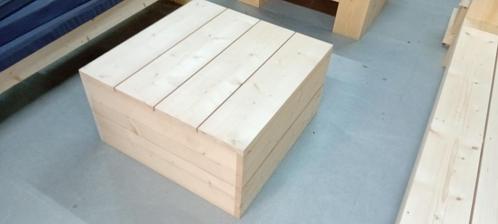 tuintafel hocker 79,5 x 79,5 cm opruimen showroom, Tuin en Terras, Tuintafels, Zo goed als nieuw, Rechthoekig, Hout, Ophalen of Verzenden