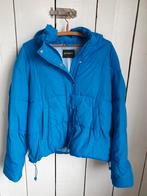 Blauwe gewatteerde puffer winterjas van Amy & Ivy,  maat L., Maat 38/40 (M), Blauw, Ophalen of Verzenden, Amy & Ivy